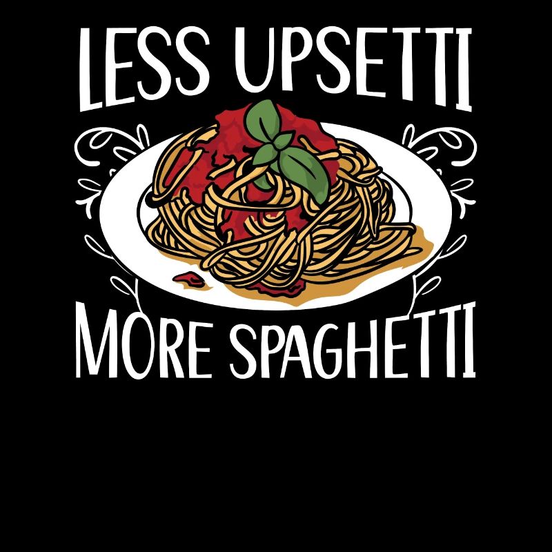 Moins d’upsetti Plus d’amateurs de spaghetti Mangeur de pâtes