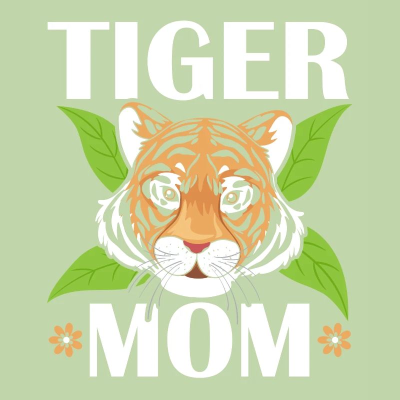 Muttertag der Tiger-Mutter-Tiertier-Tierpflegerin