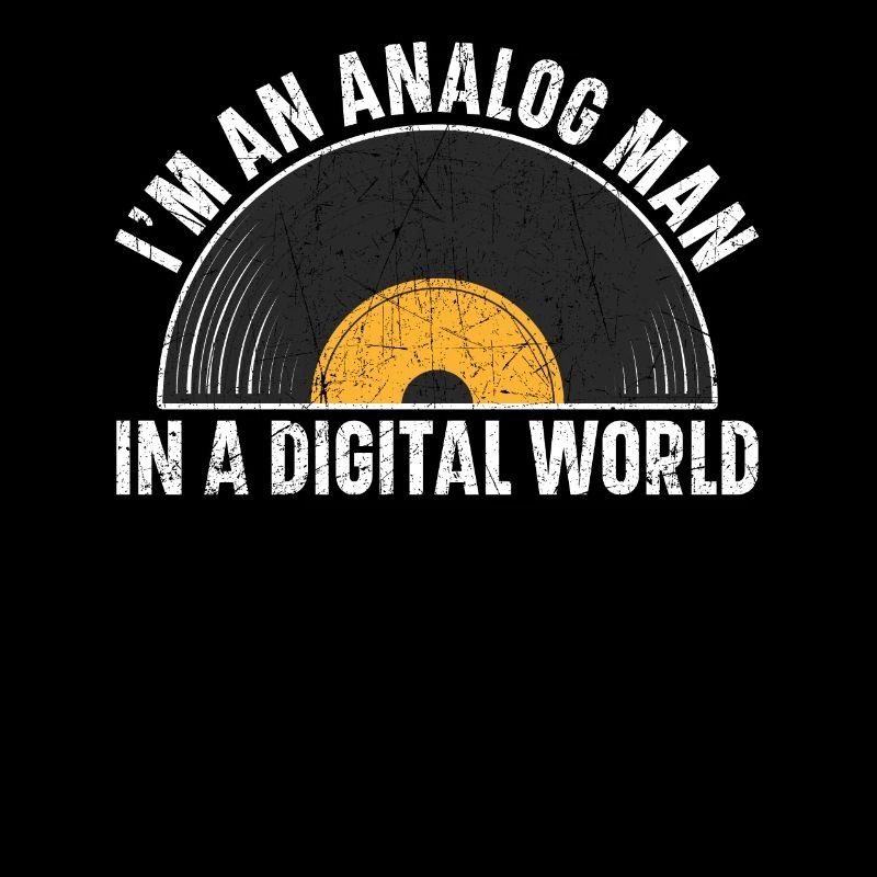 Ich bin ein analoger Mann in einer digitalen Welt Vinyl-Schallplatte