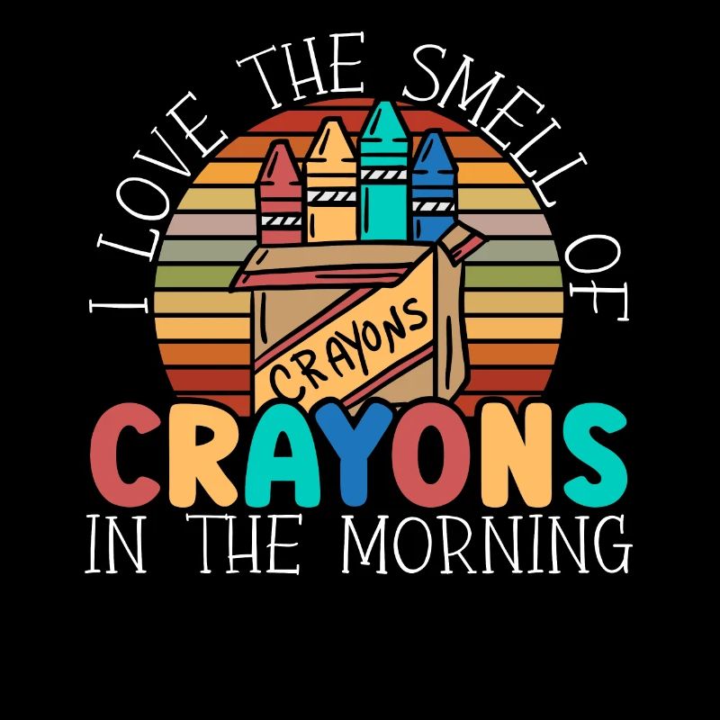 J’aime l’odeur des crayons de couleur du matin