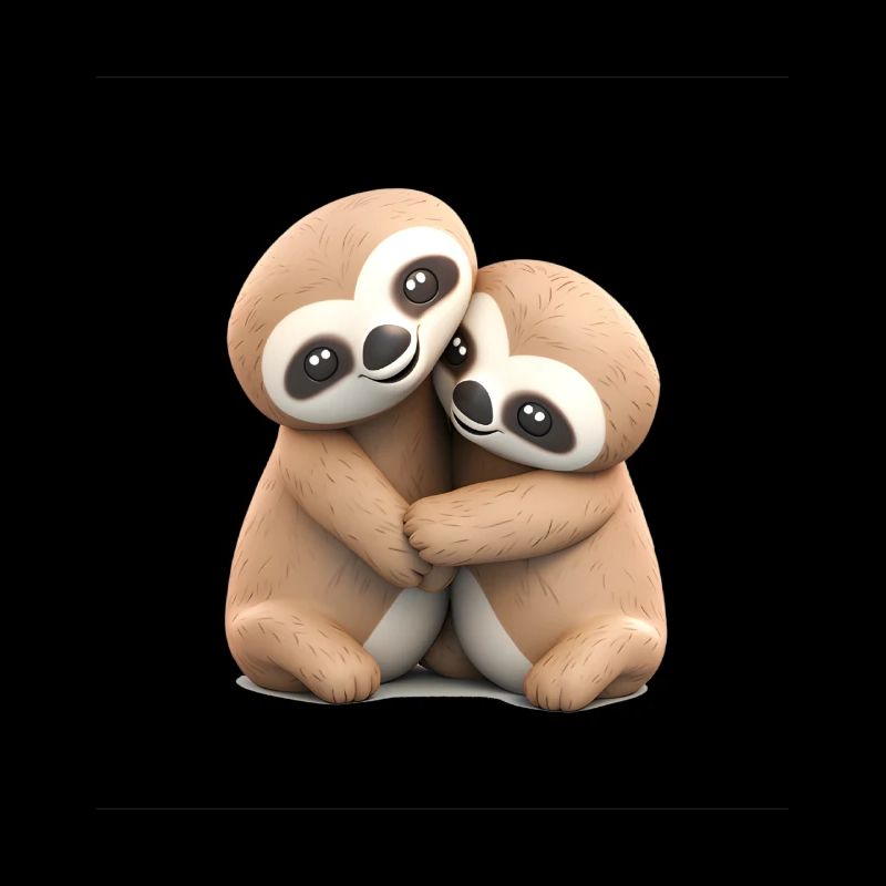 Sloth Lover Cute Couple Matching