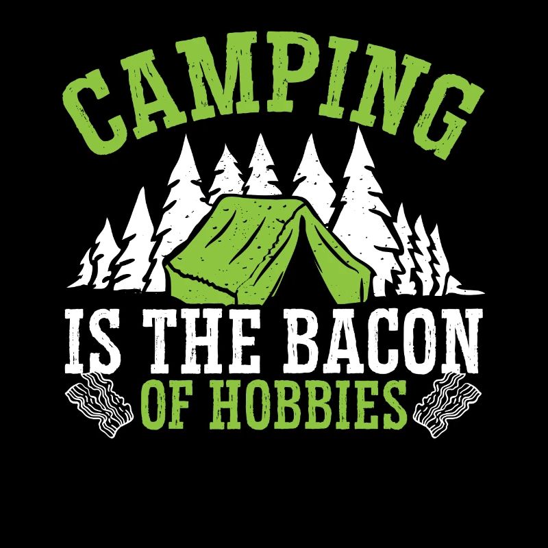Camping et bacon Meat Camp Camper J’aime le bacon