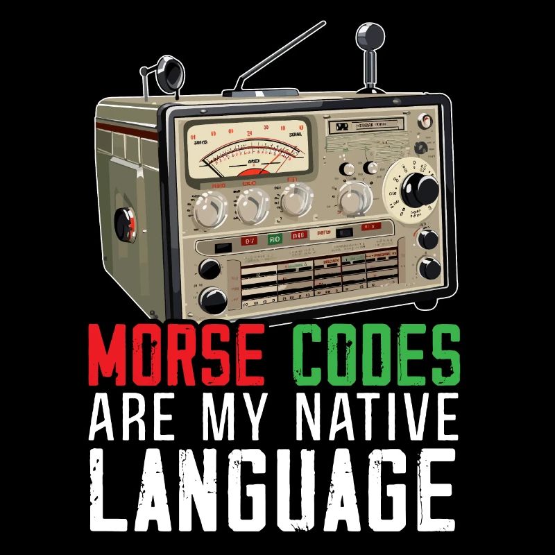 Ham Radio Operator Morse Code Radioactivity