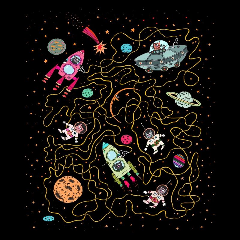 Cats lost in space