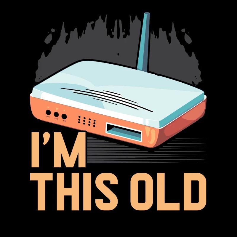 Dial Up Internet Connection 90's Computer Jokes