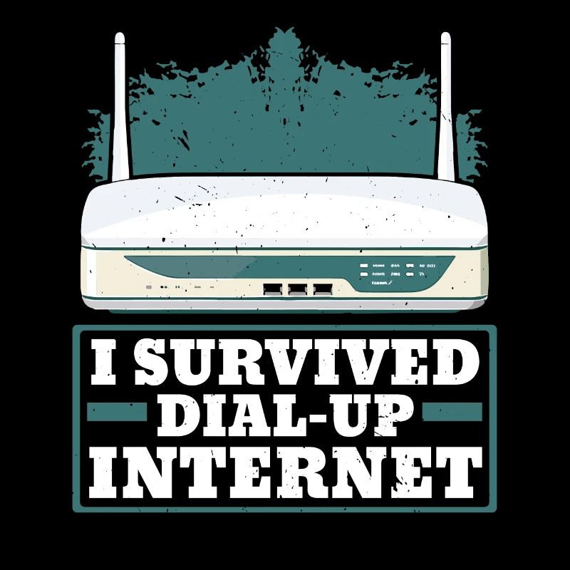DFÜ-Internetverbindung 90er Computerwitze