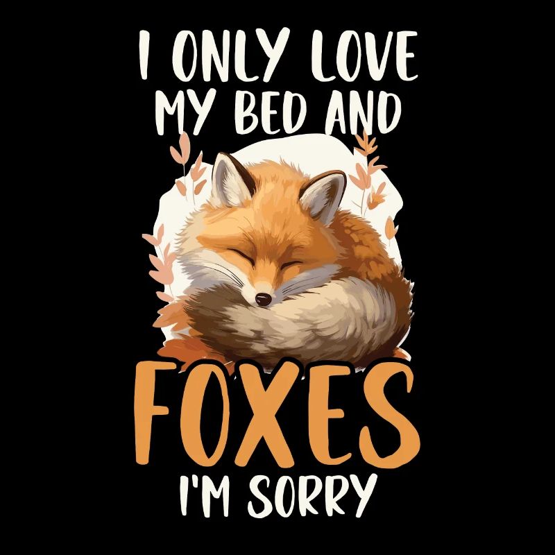 Sleeping Fox Sleepyhead Napping Sleep Fox Lover