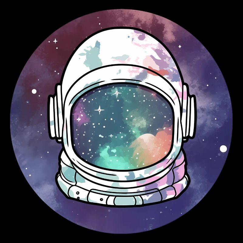 Galaxy Helmet Space Lover Astronaut