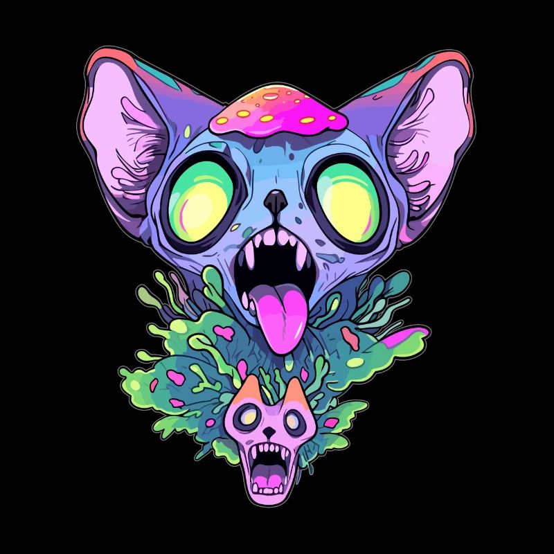 Festival EDM Chat psychédélique EDM Rave