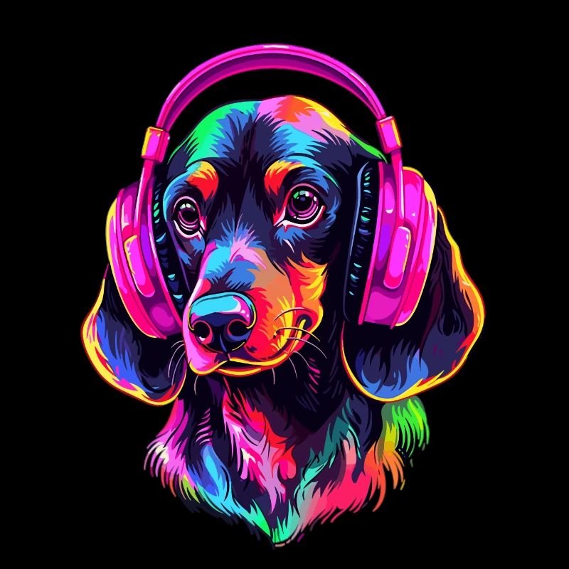 Fête Teckel DJ Music Lover EDM Teckel