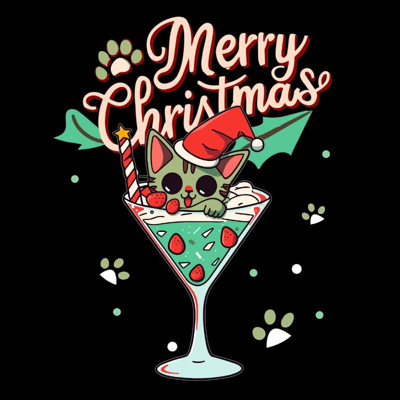 Fête de Noël Zombie Chats Doux