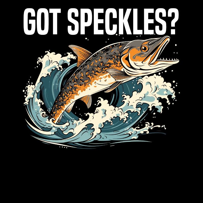 Truite mouchetée Poisson Pêcheur Pêcheur Pêcheur