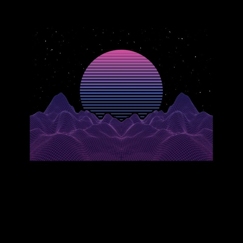 Sunset Synthwave Retro Musik 80er