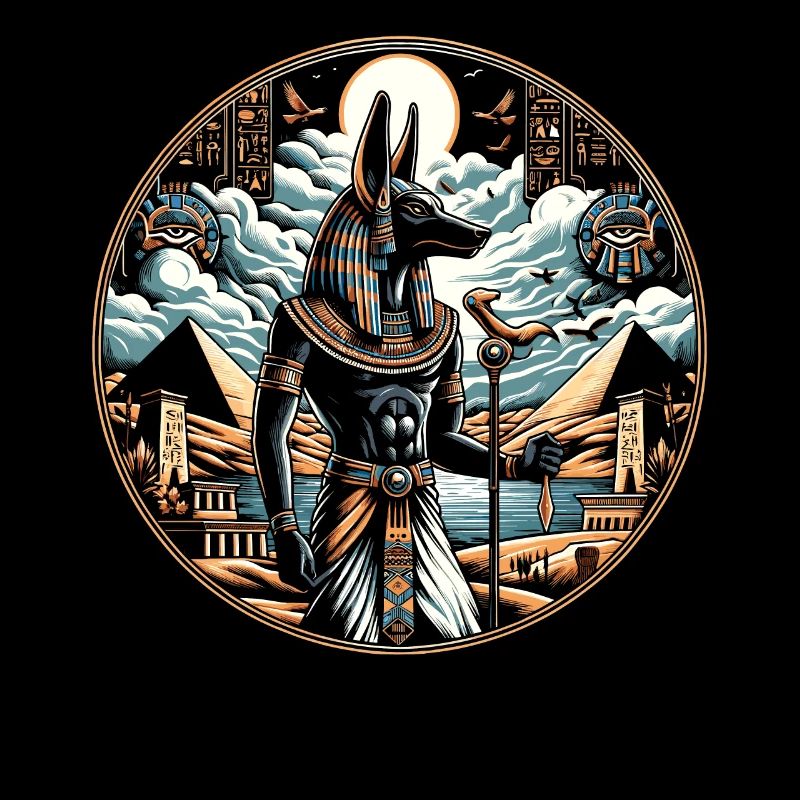 Anubis Egyptian Mythology Pyramid Ancient Egypt