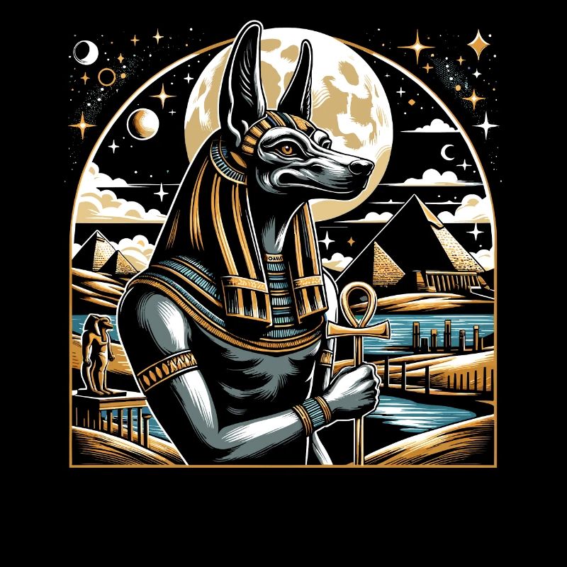 Anubis Egyptian Mythology Pyramid Ancient Egypt