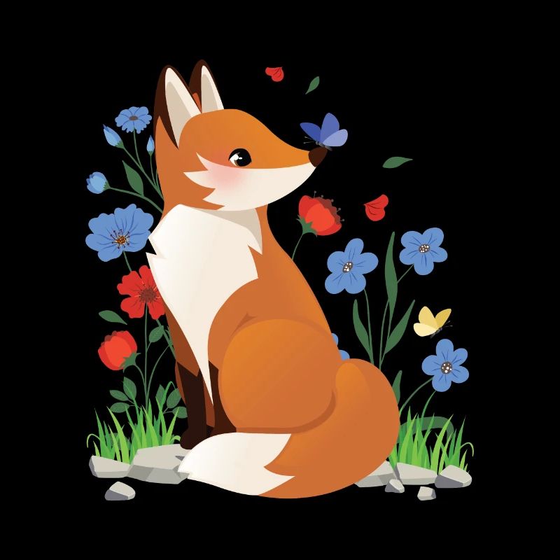 Fox Cottagecore Naturecore Kids