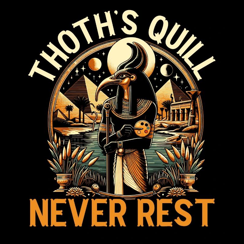 Thoth Egyptian Mythology Diety Ibis Ancient Egypt