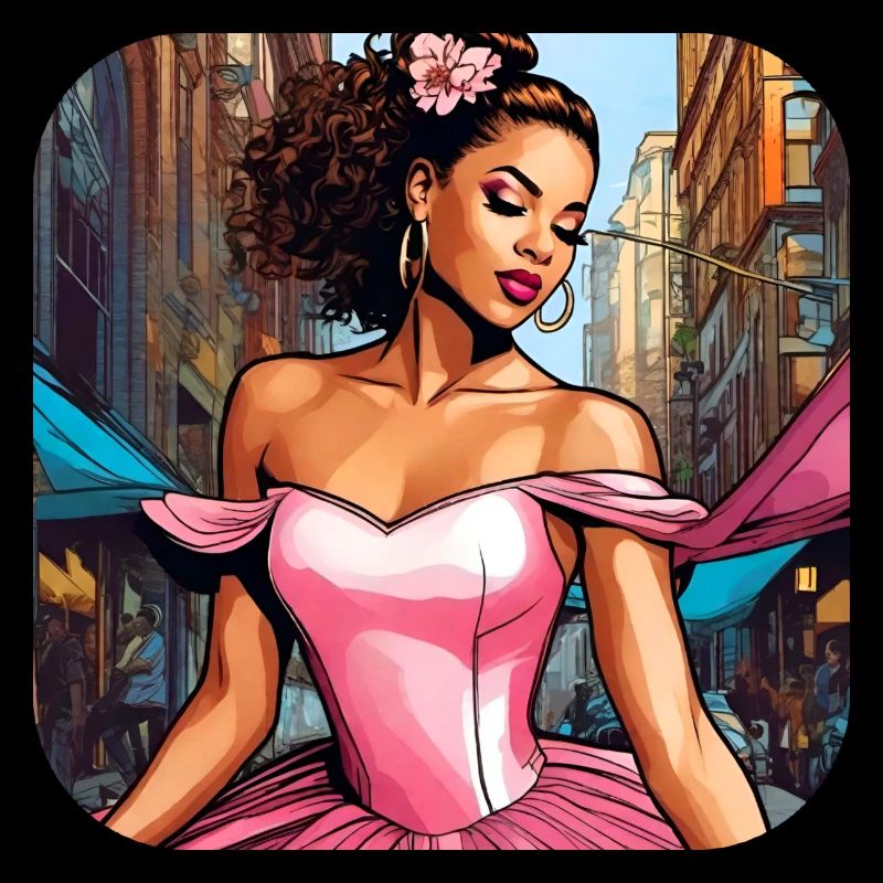 Moderne Märchen Prinzessin in Rosa