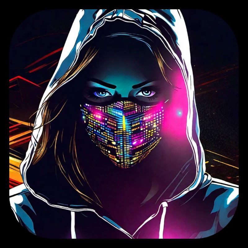 Fille cyberpunk cool IV