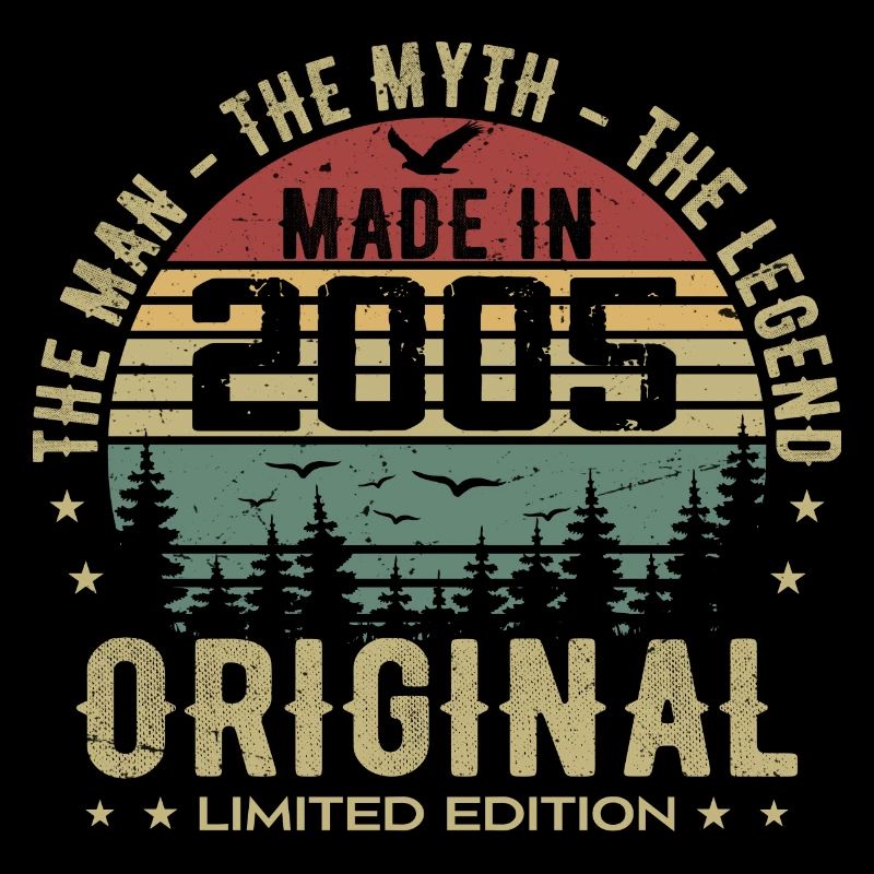 Original 2005 Retro 2005 Birthday Gift 2005