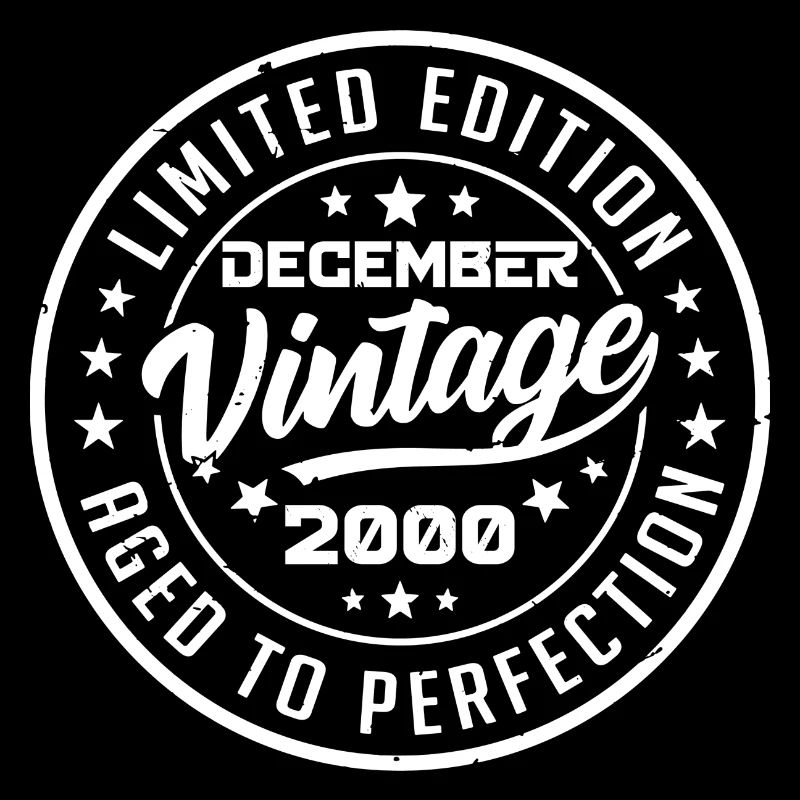 Décembre 2000 Cadeau Vintage Rétro Décembre 2000