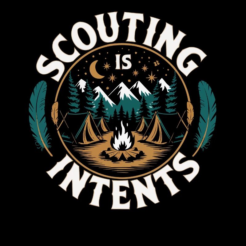 Scout Leader Scouting Campfire Camping Tent