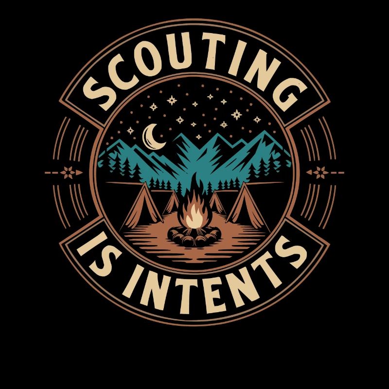 Scout Leader Scouting Campfire Camping Tent