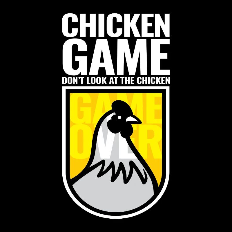 Jeu de poulet Ne regardez pas le poulet