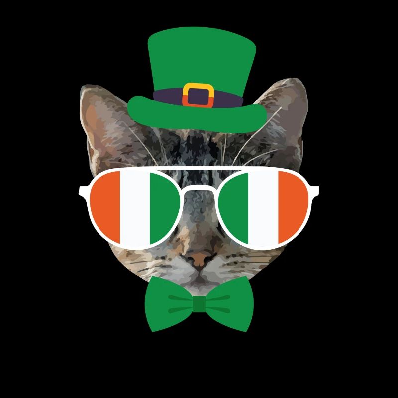 Chat Chaton de la Saint-Patrick