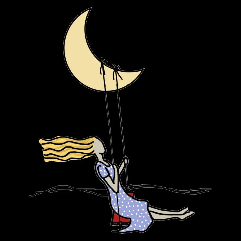 balançoire lune