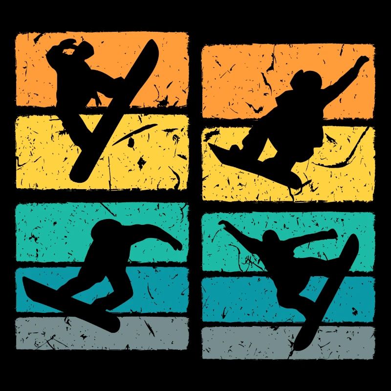 Snowboarder Retro