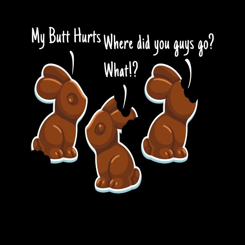 Au chocolat lapin de Pâques lapin lapin