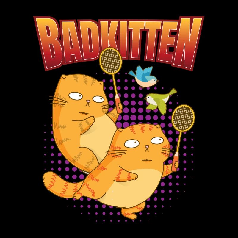 Bath Kittens Cat Badminton Badminton Badminton