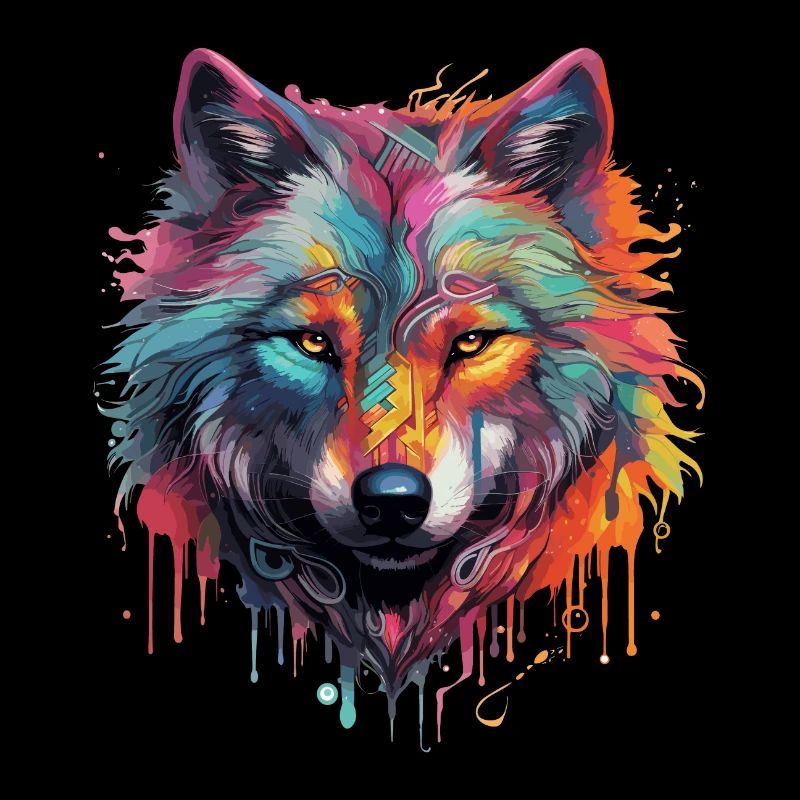 Wolf Krafttier