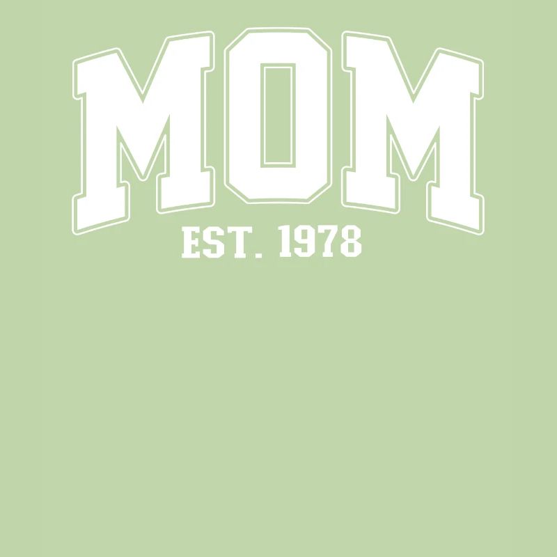 Mama 1978 MOM EST. 1978 Mutter Muttertag Geburt