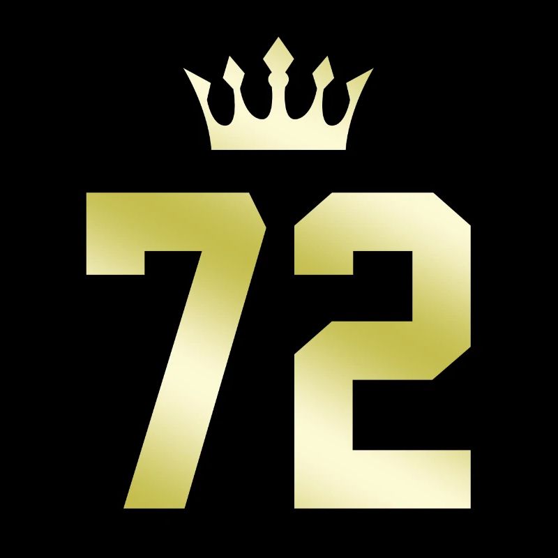 72 Number crown