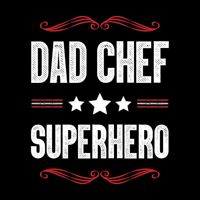Dad Chef Superheld Papa