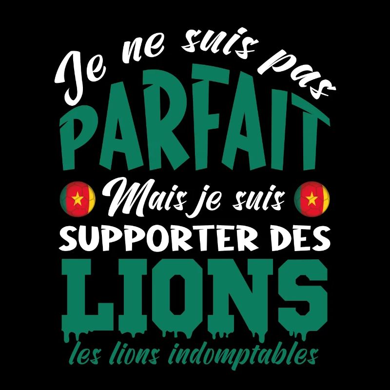 je supporte Les Lions indomptables, Cameroun