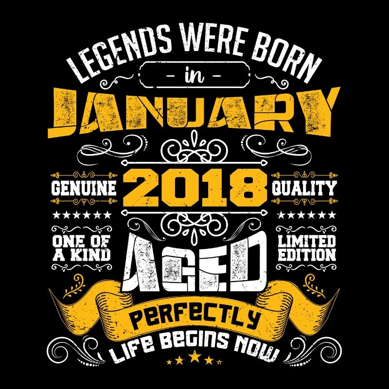 Legenden wurden im Januar 2018 geboren