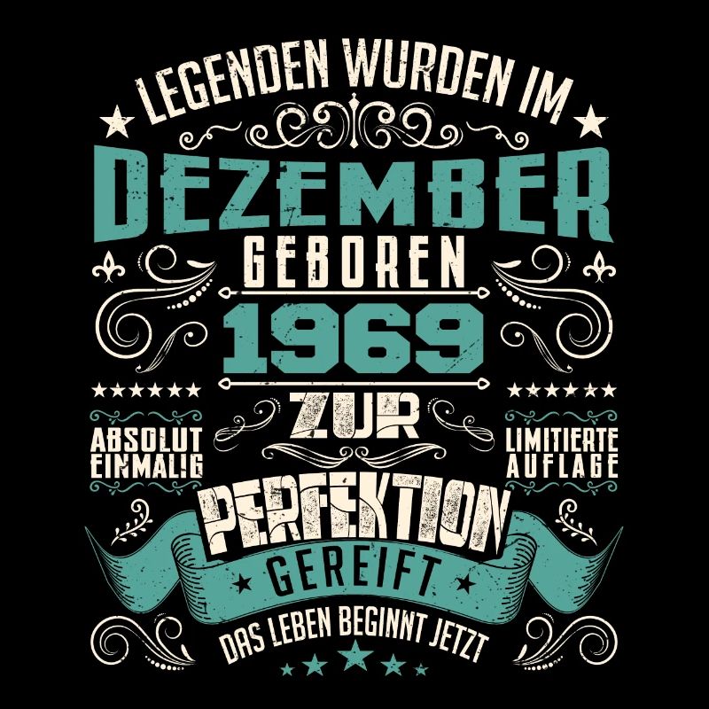 Legenden werden geboren im Dezember 1969