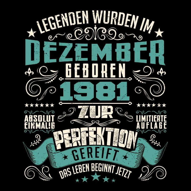 Legenden werden geboren im Dezember 1981