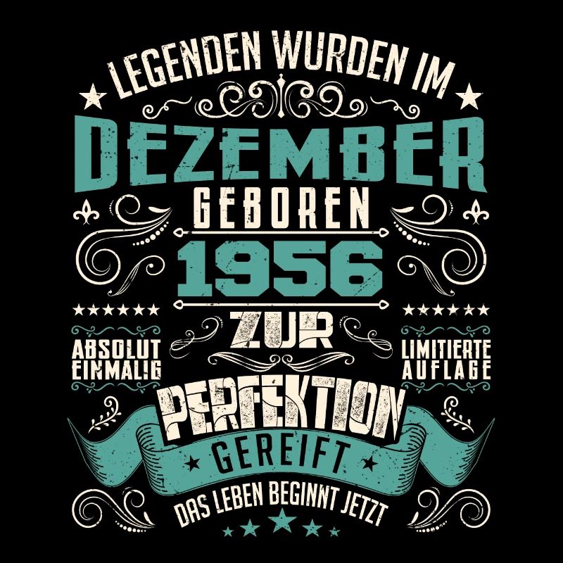 Legenden werden geboren im Dezember 1956
