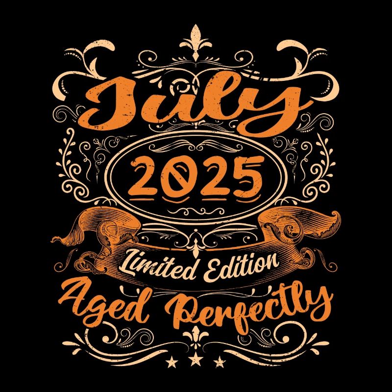 Juli 2025 Jubiläums Vintage Geschenkidee 2025