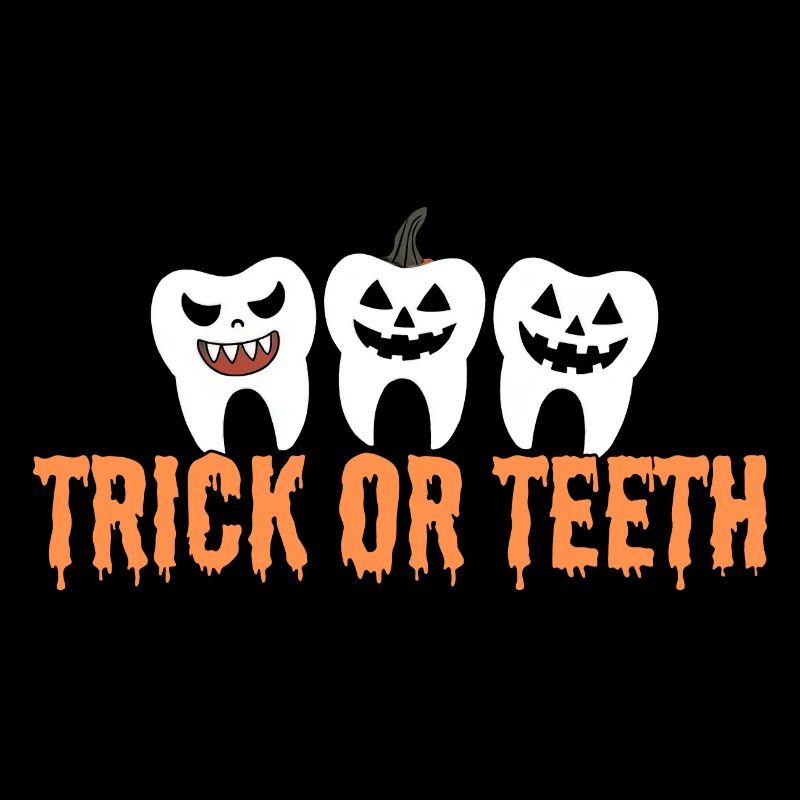 Trick Or Teeth - Design d’Halloween