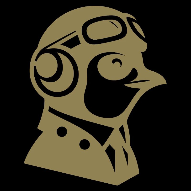 Pinguin Pilot Flugzeug fliegen Flugschein
