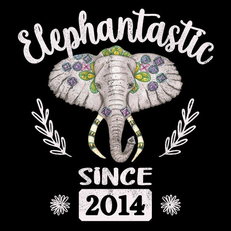 Elephantastic since 2014, elephant head adorned