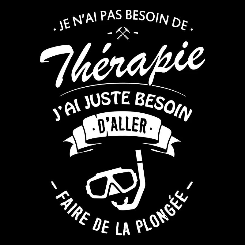 Tshirt Thérapie Plongée