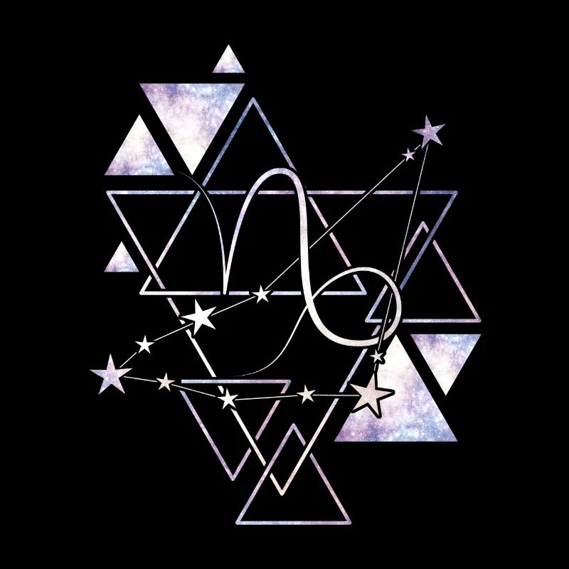 Zodiac Capricorn Hipster Triangles