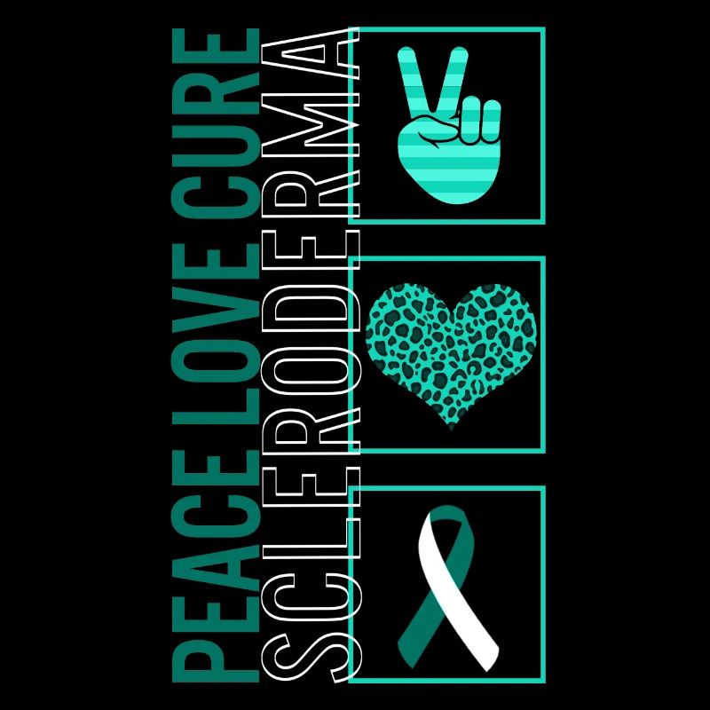 Peace Love Cure Scleroderma T Shirt