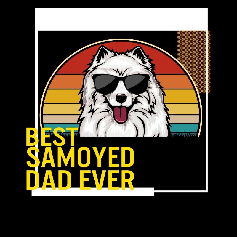 Best Samoyed Dad Ever T Shirt